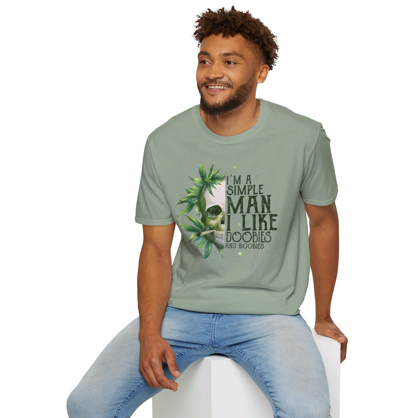 I'm A Simple Man I Like Doobies and Boobies T-Shirt