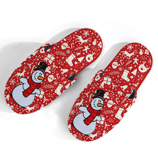 Mens Snowmen Slippers