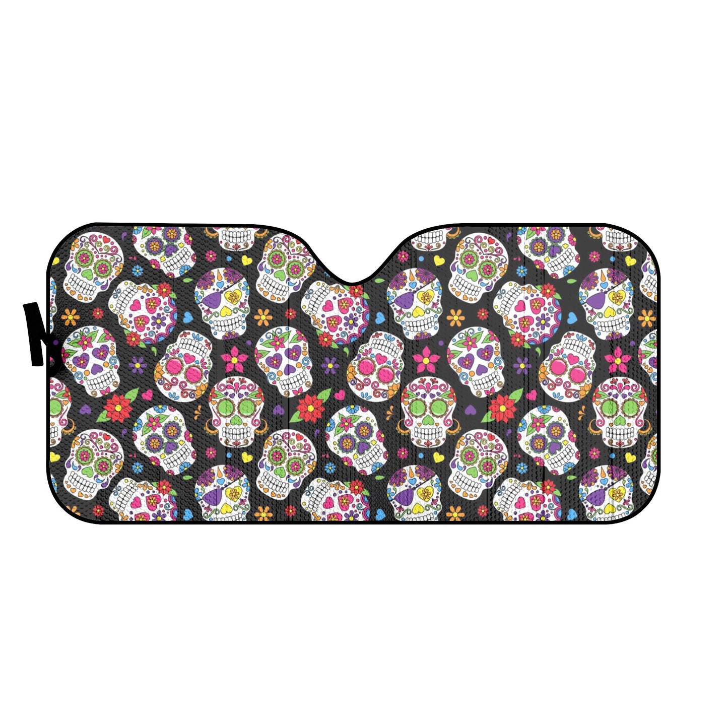 Sugar Skull Car Auto Sun Shade