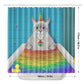 Unicorn Cat Shower Curtain