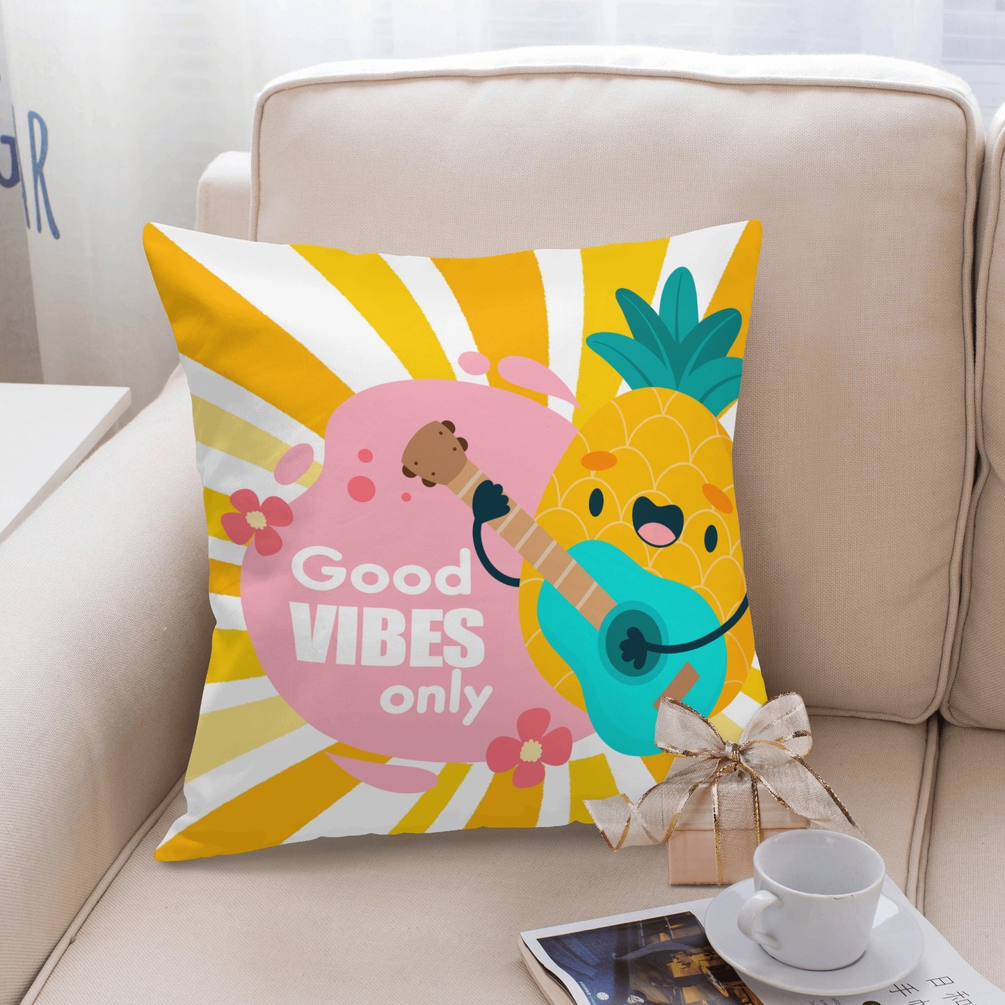 Good Vibe Only Pillow Cover