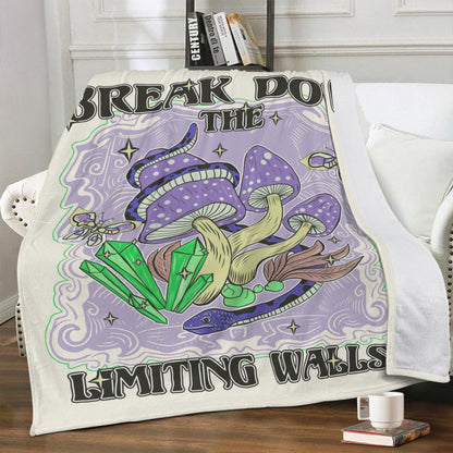 Break Down The Limiting Walls Fleece Blanket