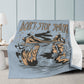 Dont Stop Smiling Fleece Blanket