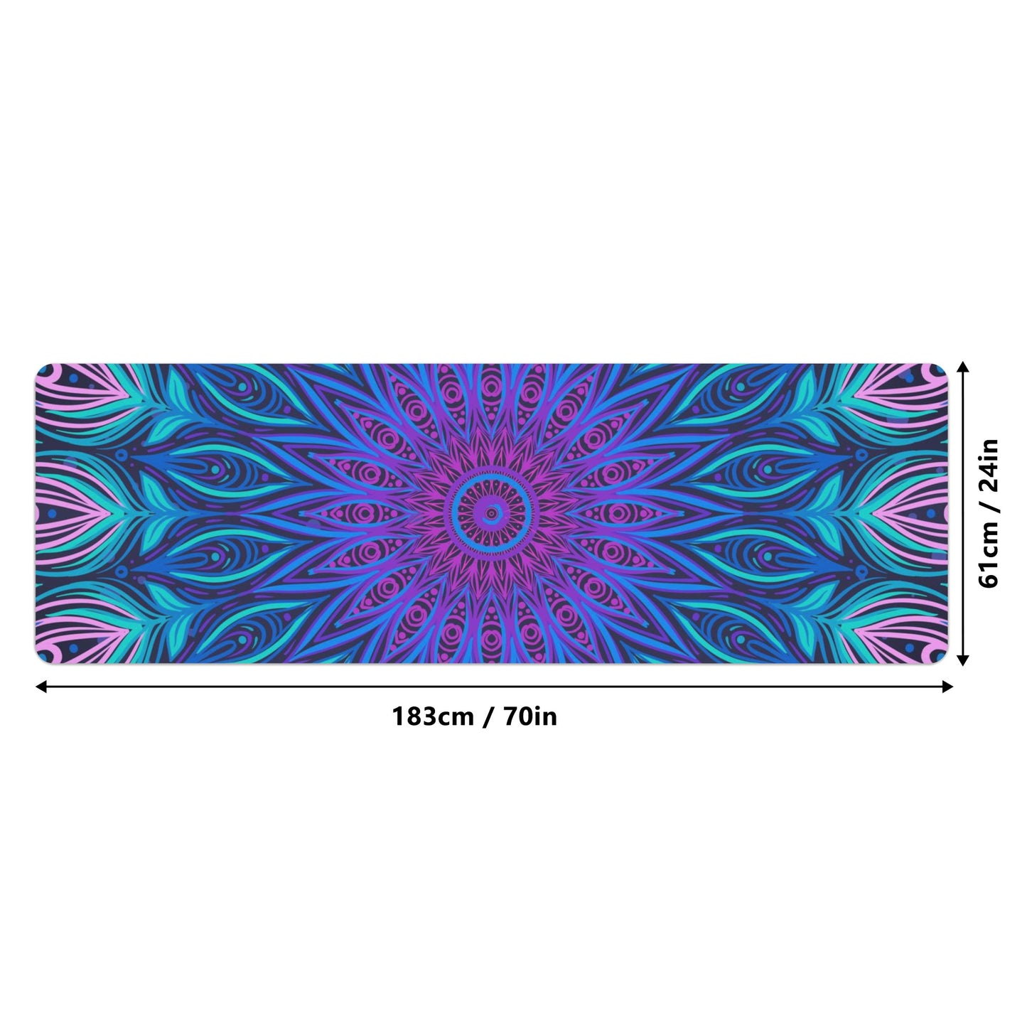 Peacock Yoga Mat