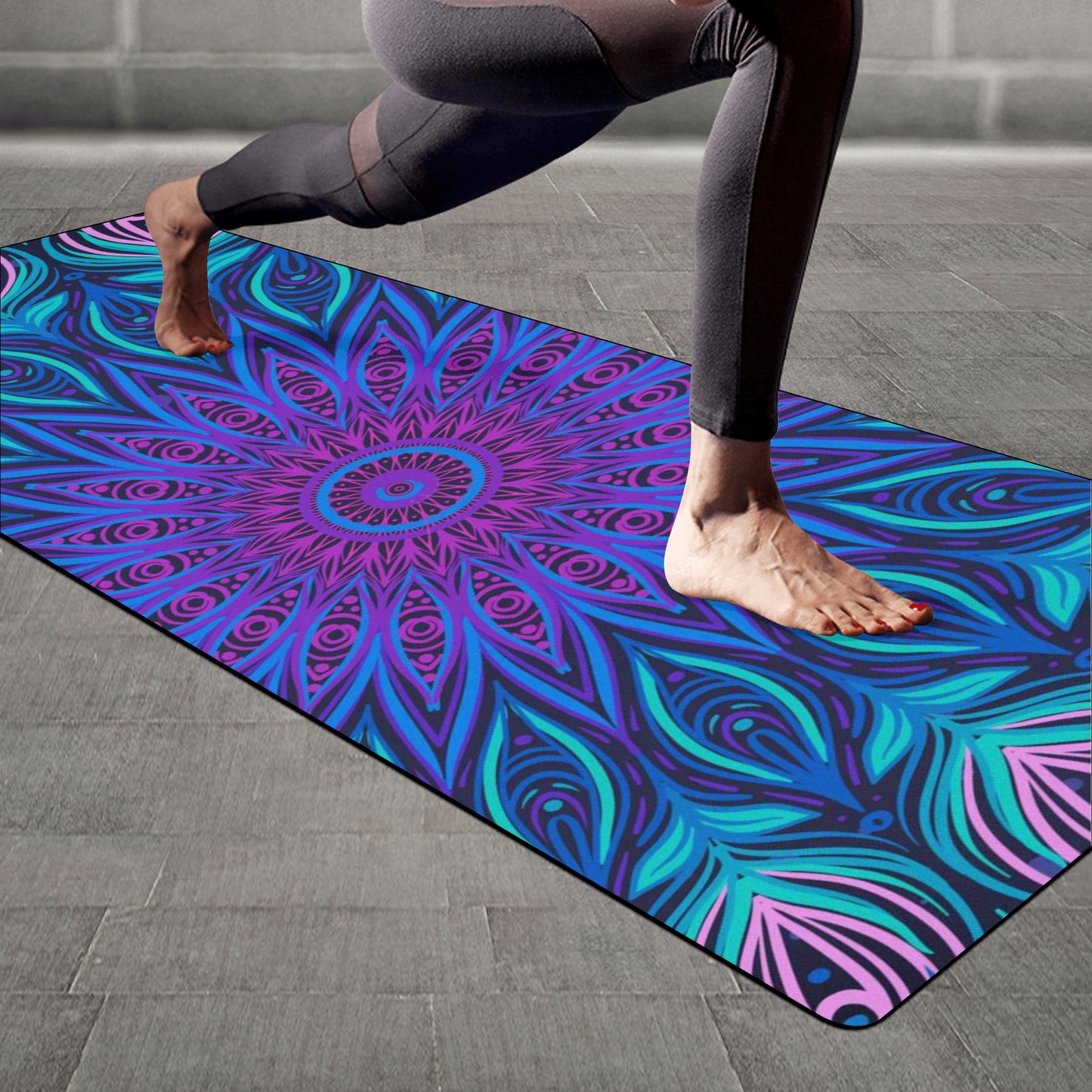 Peacock Yoga Mat