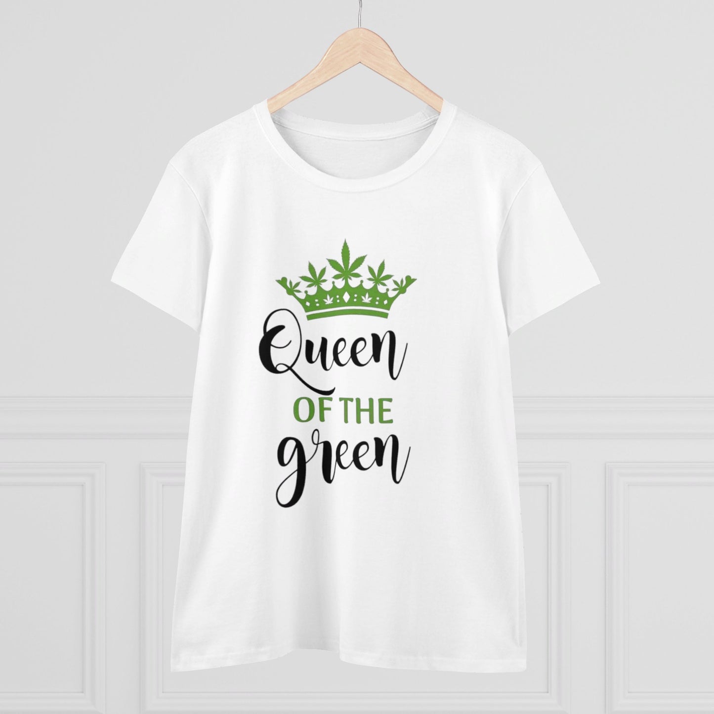 Queen of The Green Women's Midweight Cotton Tee