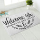 Welcome-ish Plush Doormat