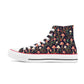 Woodsy Mushroom Womens Classic High Top Canvas Shoes