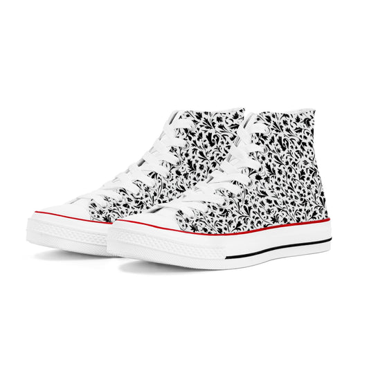 Chelsea Print Womens Classic High Top Canvas Shoes