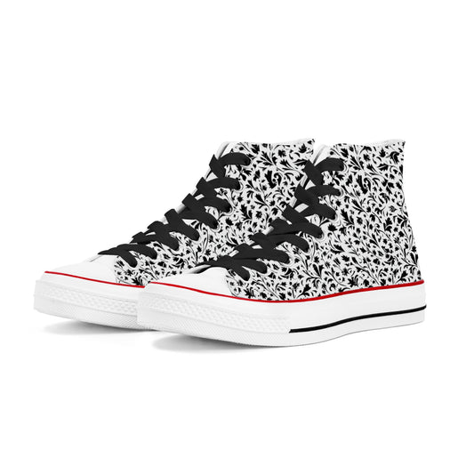 Chelsea Print Womens Classic High Top Canvas Shoes