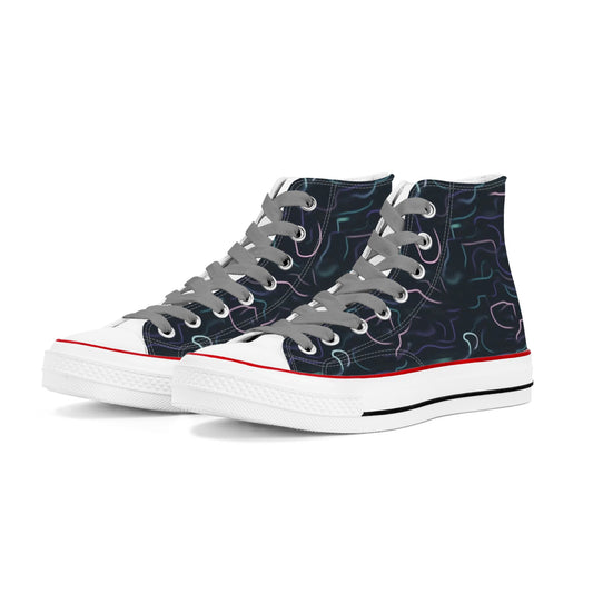 Avery Mens Classic High Top Canvas Shoes