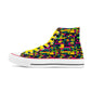 Tetris Mens Classic High Top Canvas Shoes