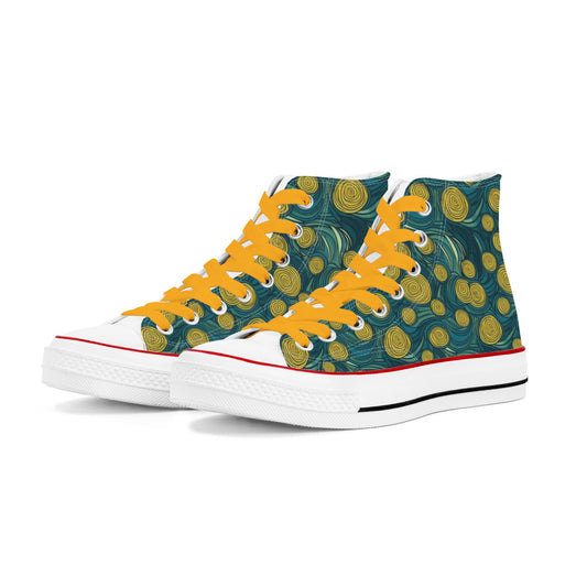 Sheila Womens Classic High Top Canvas Shoes