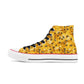 Honey Bee Mens Classic High Top Canvas Shoes