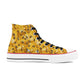 Honey Bee Mens Classic High Top Canvas Shoes