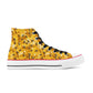 Honey Bee Mens Classic High Top Canvas Shoes