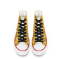 Honey Bee Mens Classic High Top Canvas Shoes