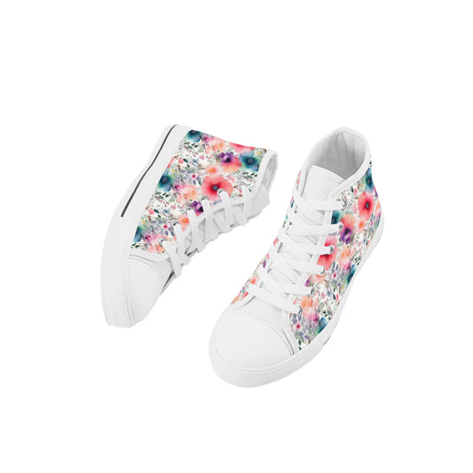 Lyla Kids High Top Canvas Shoes