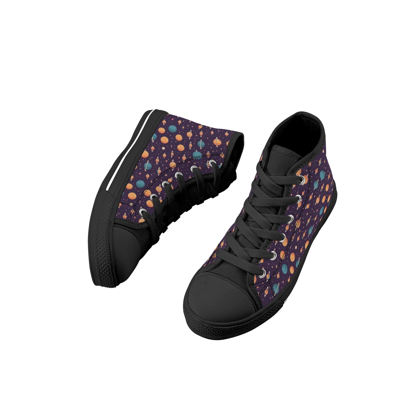 Planet Kids High Top Canvas Shoes