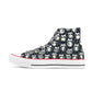 Raccoon Womens Classic High Top Canvas Shoes