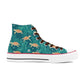 Sea Turtle Mens Classic High Top Canvas Shoes