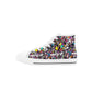 90s Speckle Kids High Top Canvas Shoes