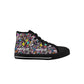 90s Speckle Kids High Top Canvas Shoes