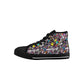 90s Speckle Kids High Top Canvas Shoes