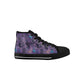 Watercolor Galaxy Kids High Top Canvas Shoes