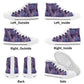 Watercolor Galaxy Kids High Top Canvas Shoes