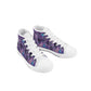 Watercolor Galaxy Kids High Top Canvas Shoes