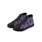 Watercolor Galaxy Kids High Top Canvas Shoes