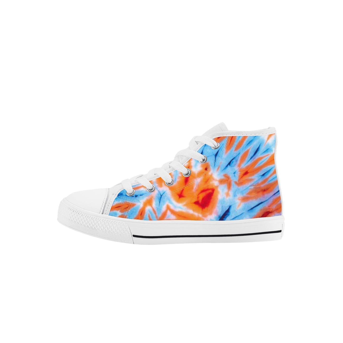 Dye of the Tie Kids High Top Canvas Shoes