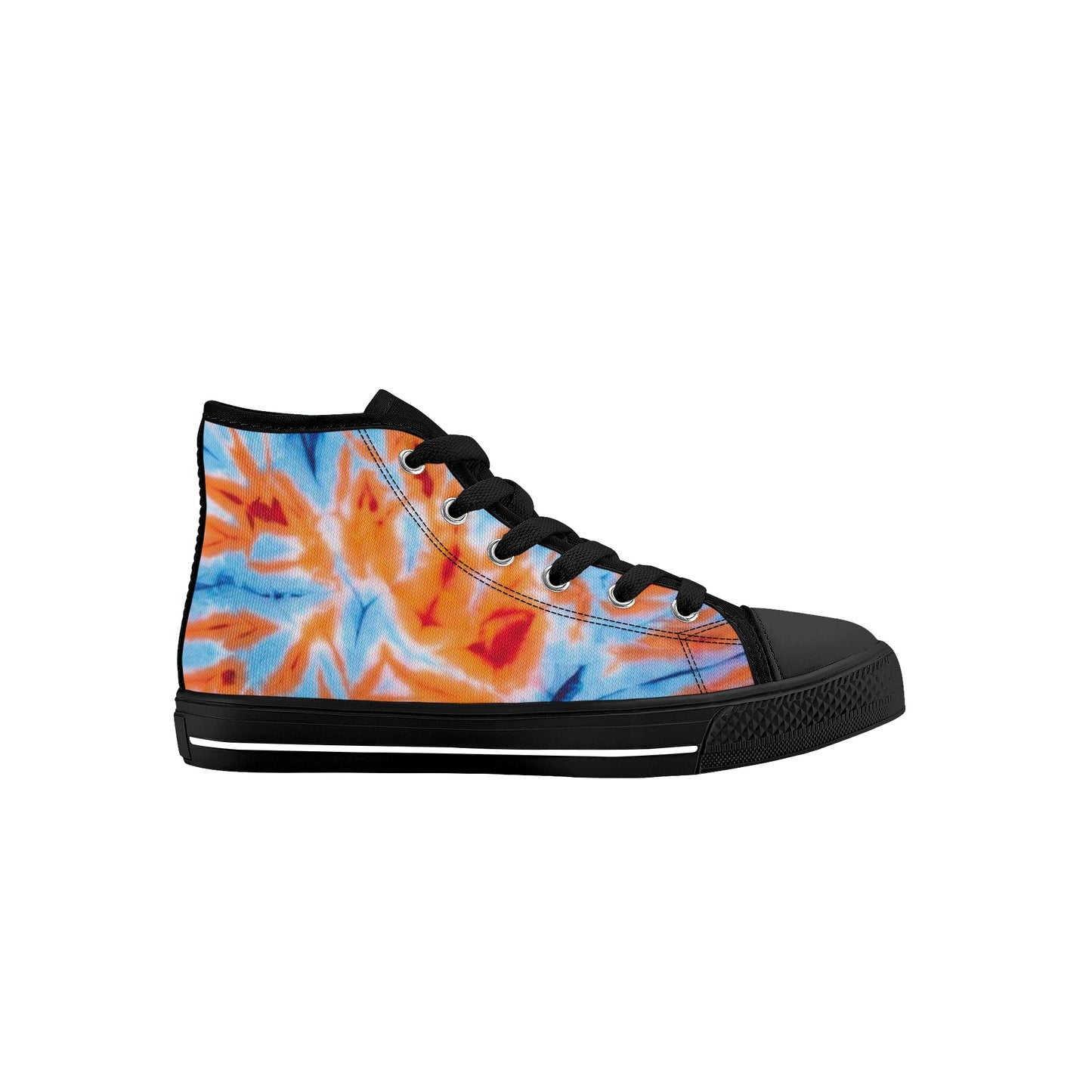 Dye of the Tie Kids High Top Canvas Shoes