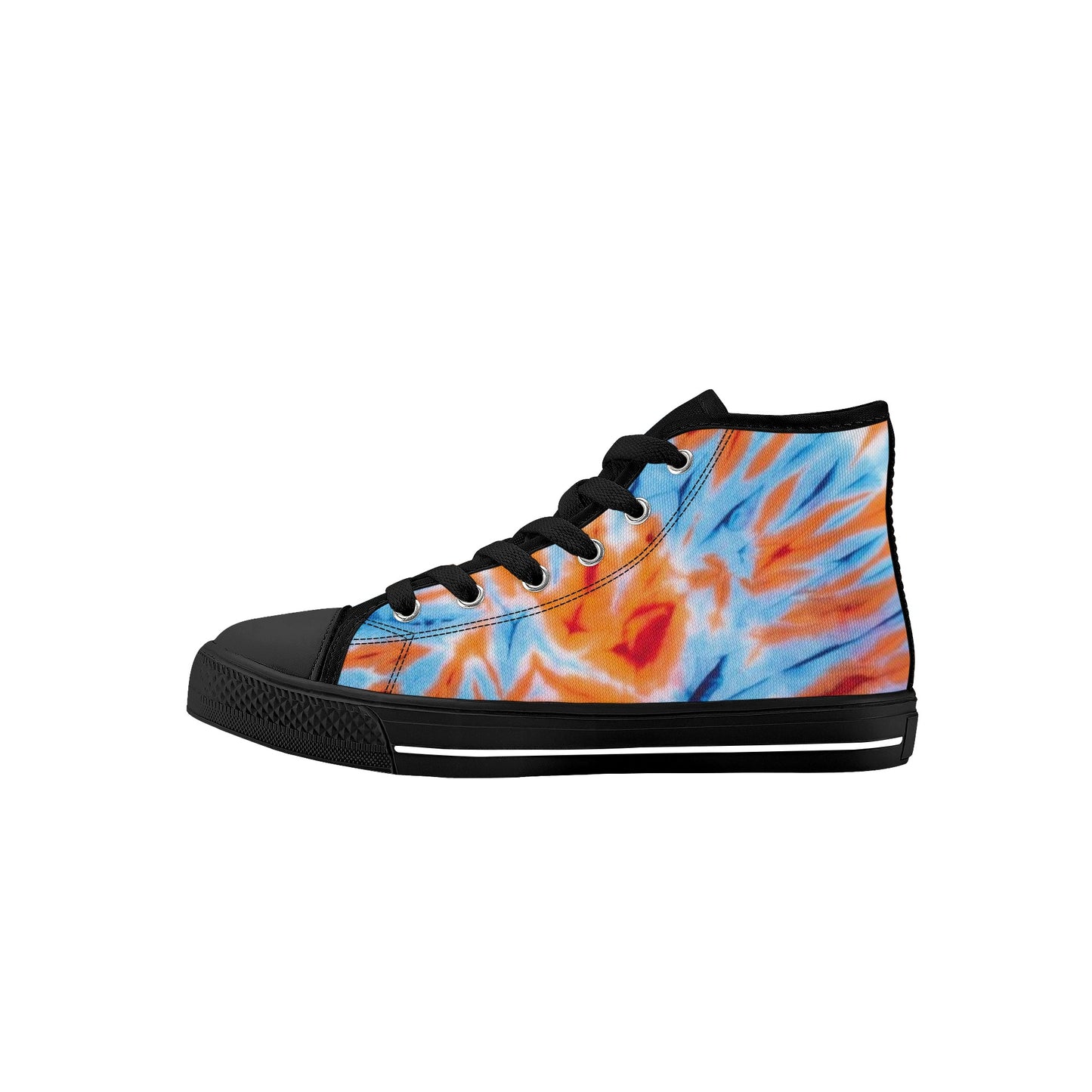 Dye of the Tie Kids High Top Canvas Shoes