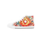 Eye of the Tie Kids High Top Canvas Shoes