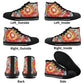 Eye of the Tie Kids High Top Canvas Shoes