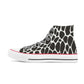 Slithering Mens Classic High Top Canvas Shoes