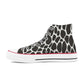 Slithering Mens Classic High Top Canvas Shoes