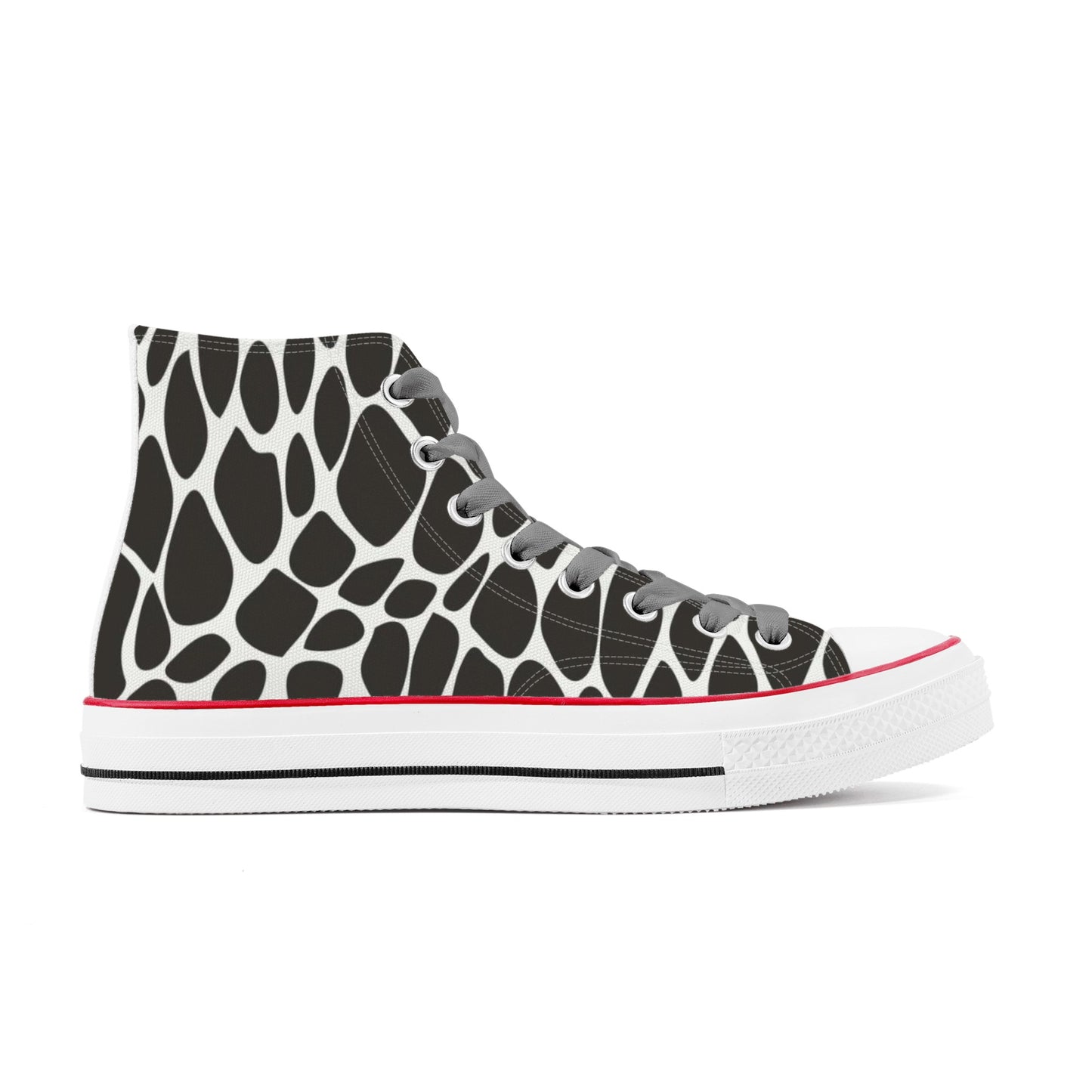 Slithering Mens Classic High Top Canvas Shoes