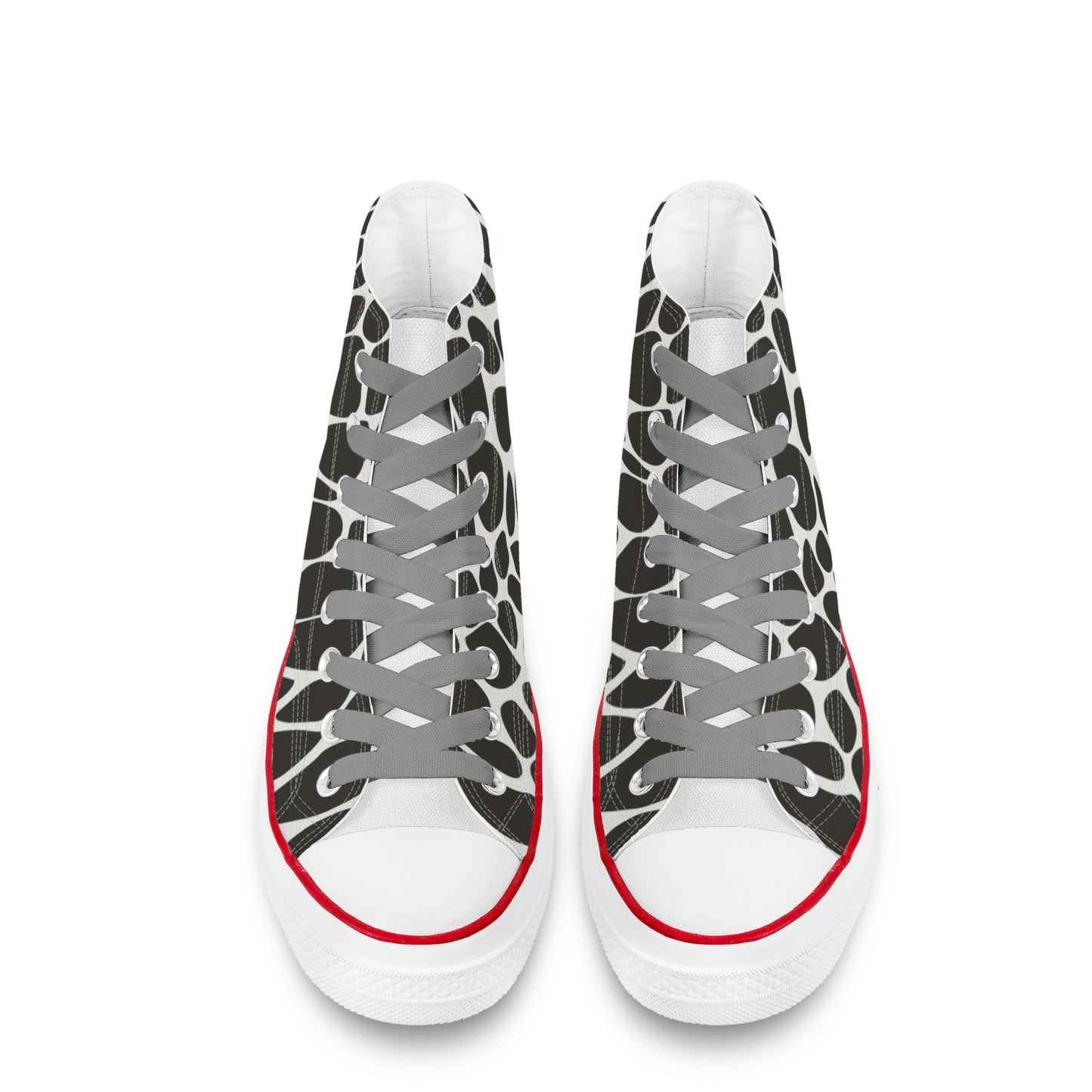 Slithering Womens Classic High Top Canvas Shoes