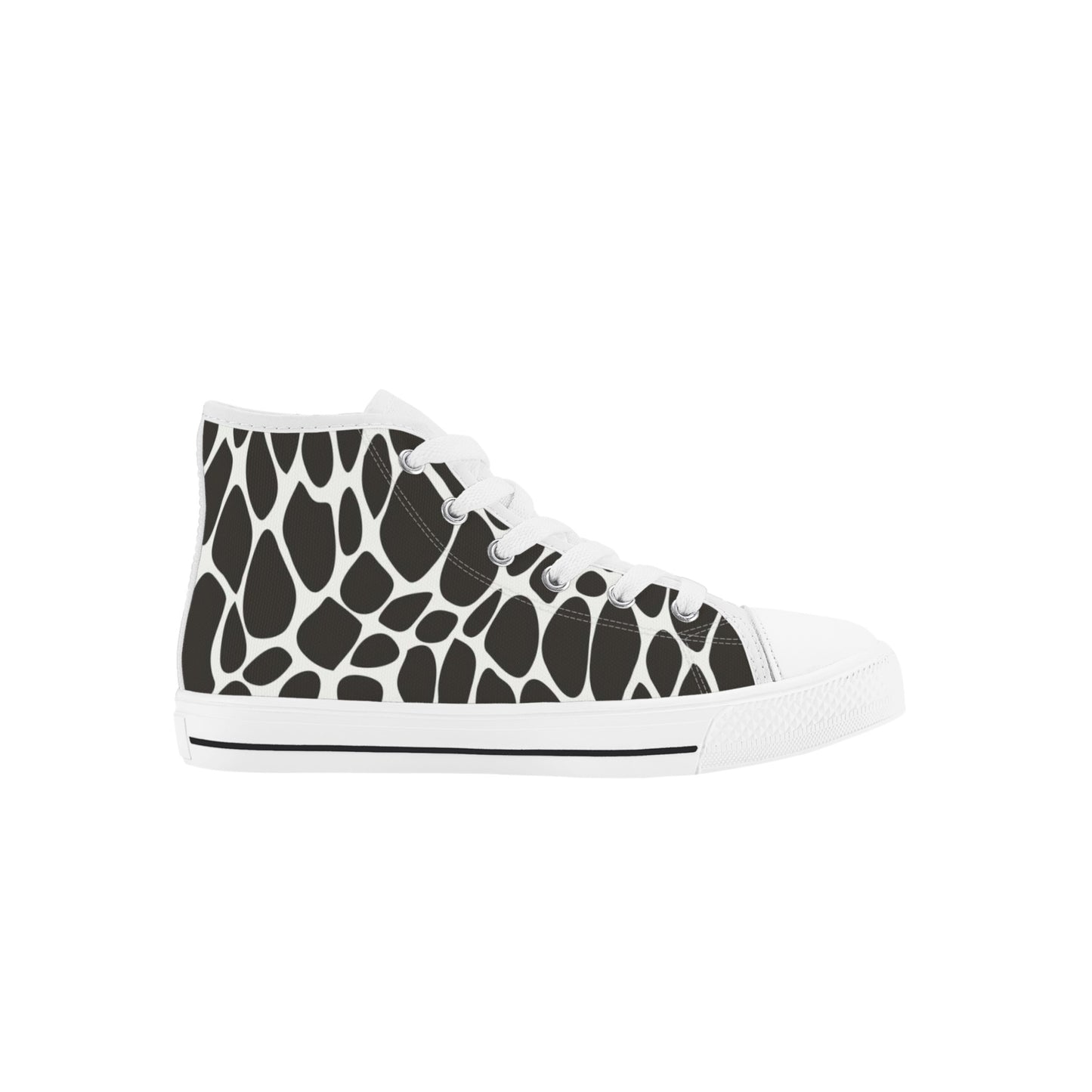 Slithering Kids High Top Canvas Shoes