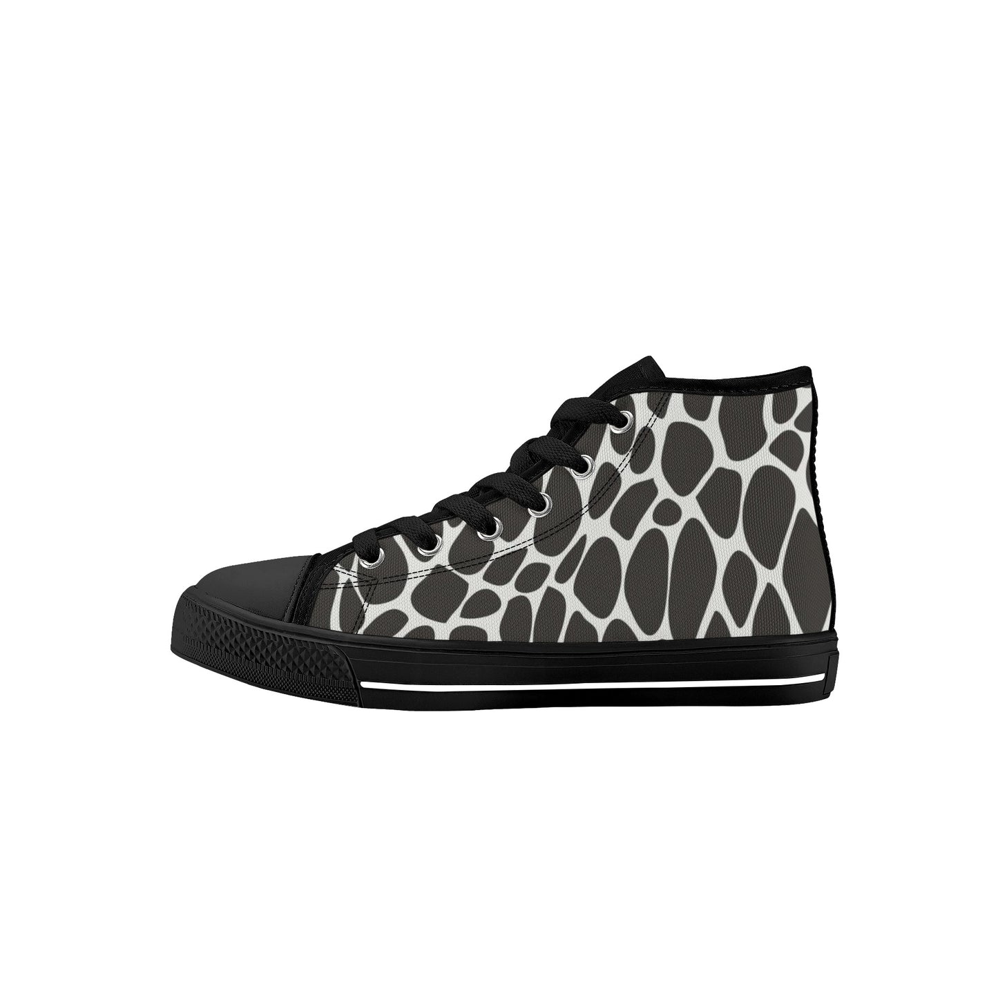 Slithering Kids High Top Canvas Shoes