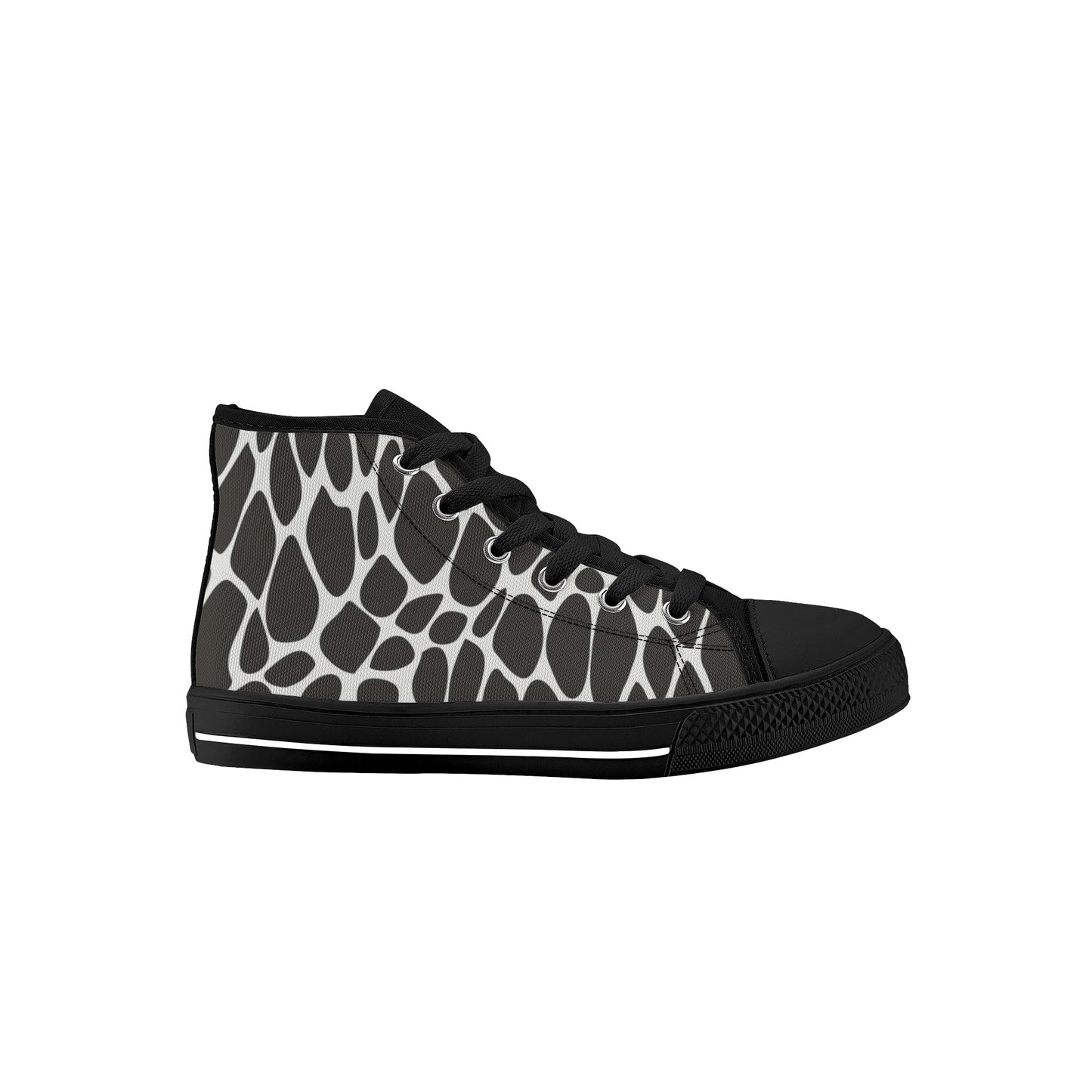 Slithering Kids High Top Canvas Shoes