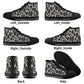 Slithering Kids High Top Canvas Shoes