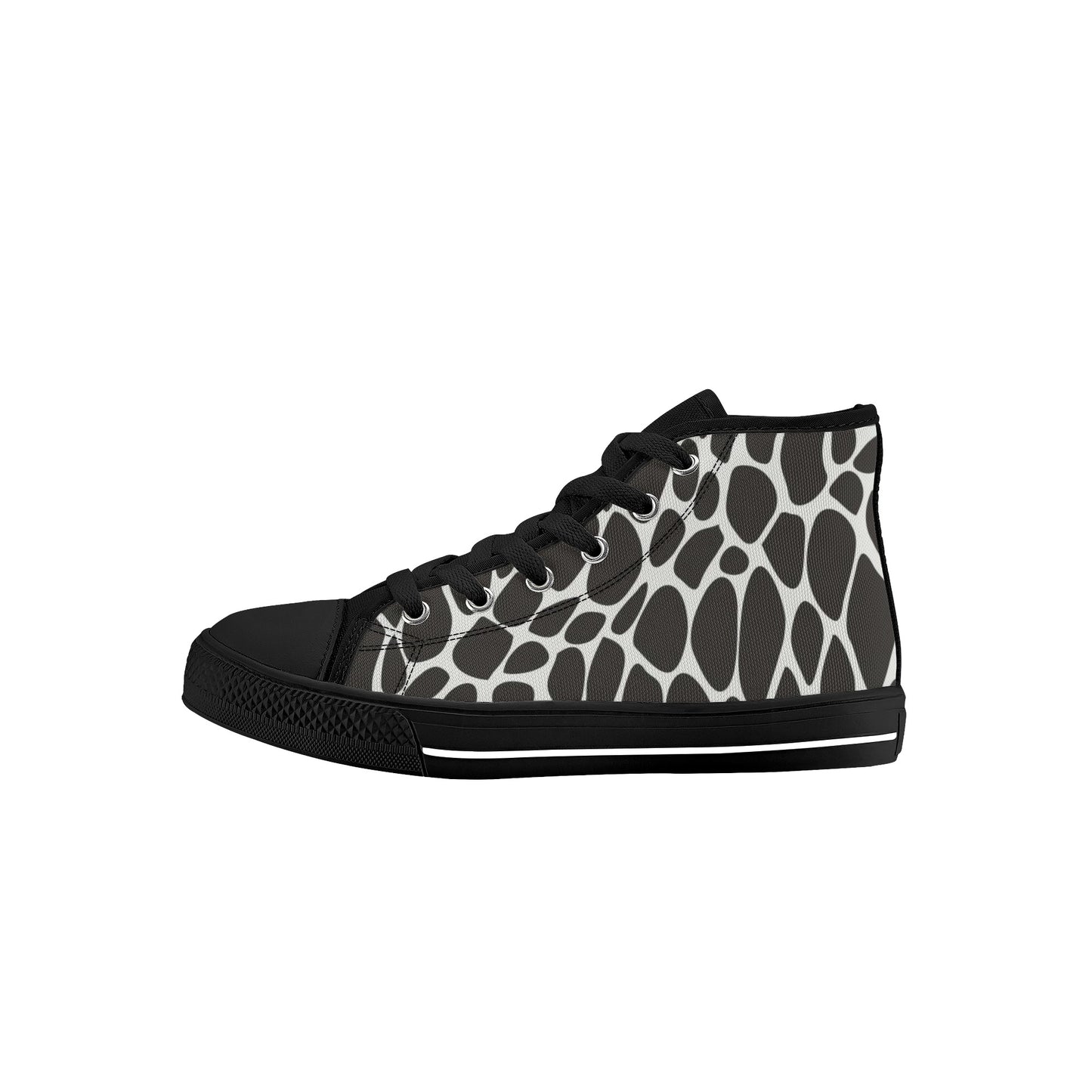 Slithering Kids High Top Canvas Shoes