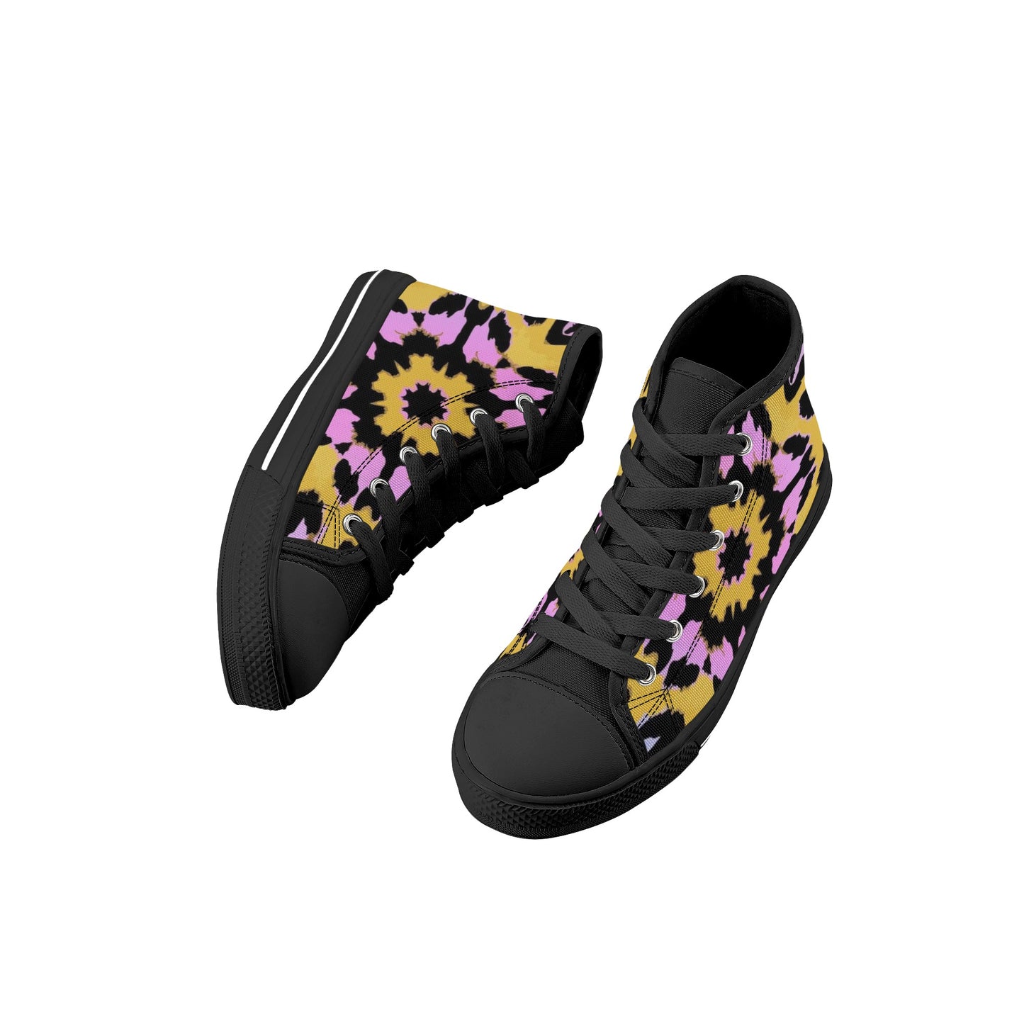 Sophy Kids High Top Canvas Shoes