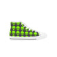 Alien Kids High Top Canvas Shoes