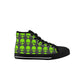 Alien Kids High Top Canvas Shoes