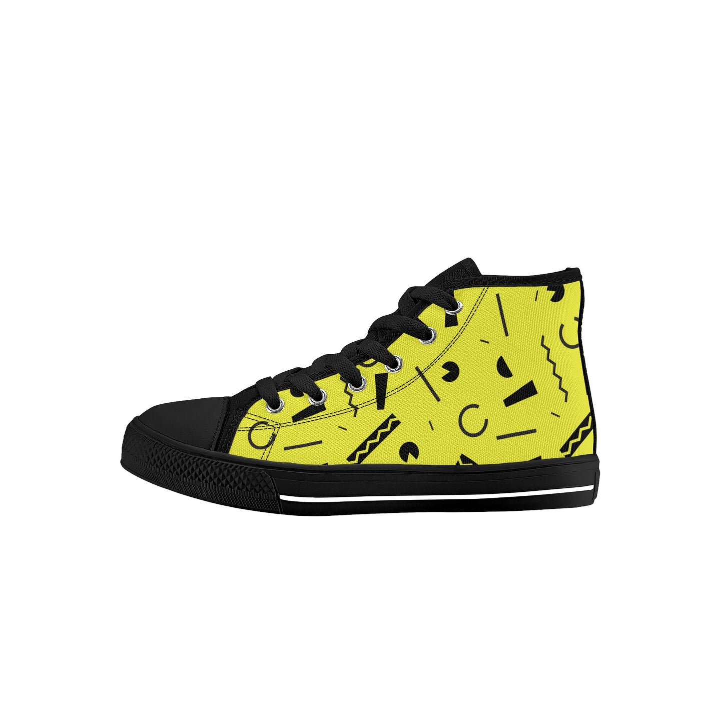 90s Pac Kids High Top Canvas Shoes